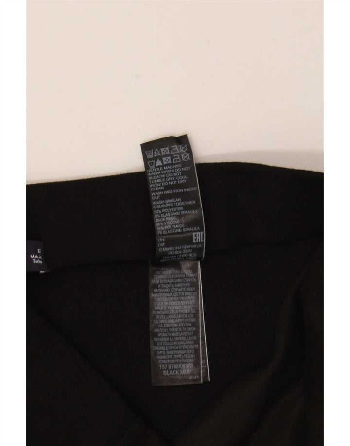 Γυναικεία κολάν Marks & Spencer UK 12 Medium Black Viscose