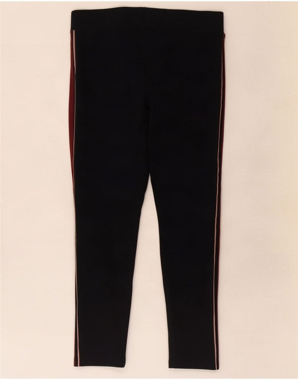Marks & Spencer Womens Cropped Trousers UK 18 XL W36 L24 Navy Blue