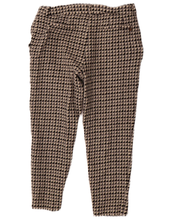 Trussardi Γυναικείο Cropped Παντελόνι IT 46 Large W30 L23 Grey Geometric