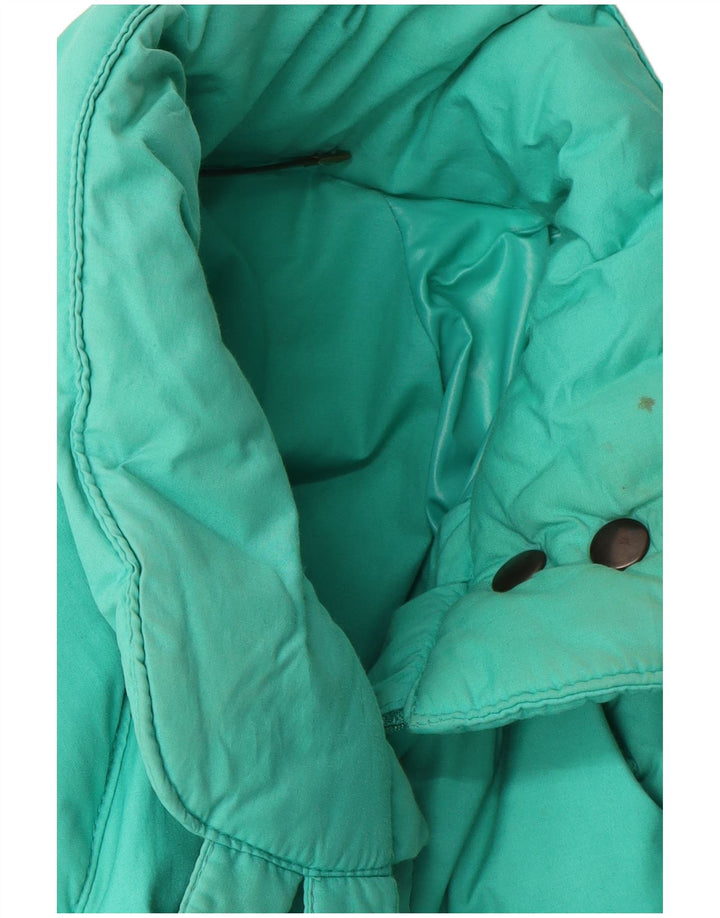 Vintage γυναικείο υπερμεγέθη τζάκετ IT 46 Large Green Polyamide