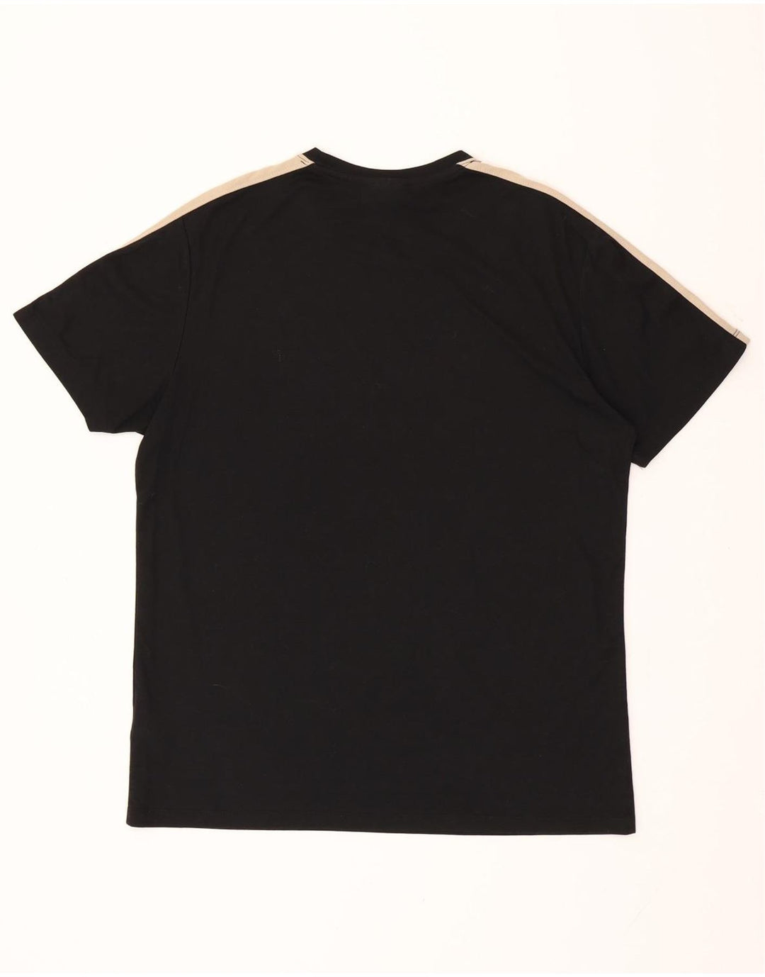 Ανδρικό γραφικό T-Shirt DKNY Top Large Black Colourblock Βαμβακερό