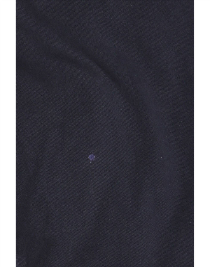 MASSIMO DUTTI Ανδρικό παντελόνι Chino με λεπτή εφαρμογή EU 42 Large W32 L34 Navy Blue