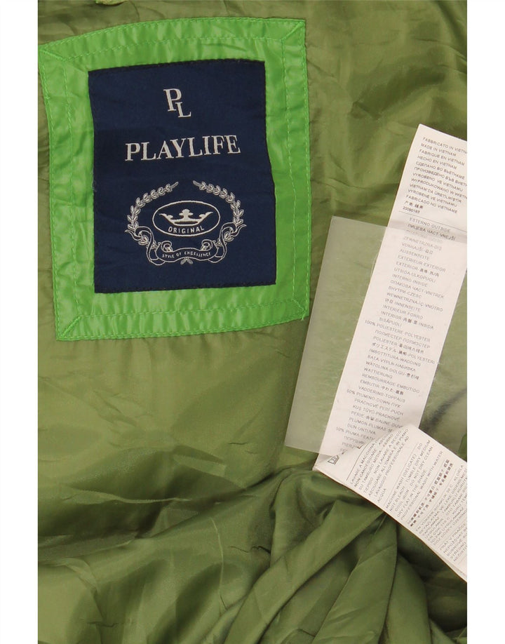 Playlife Ανδρικό μπουφάν UK 40 Large Green Polyester