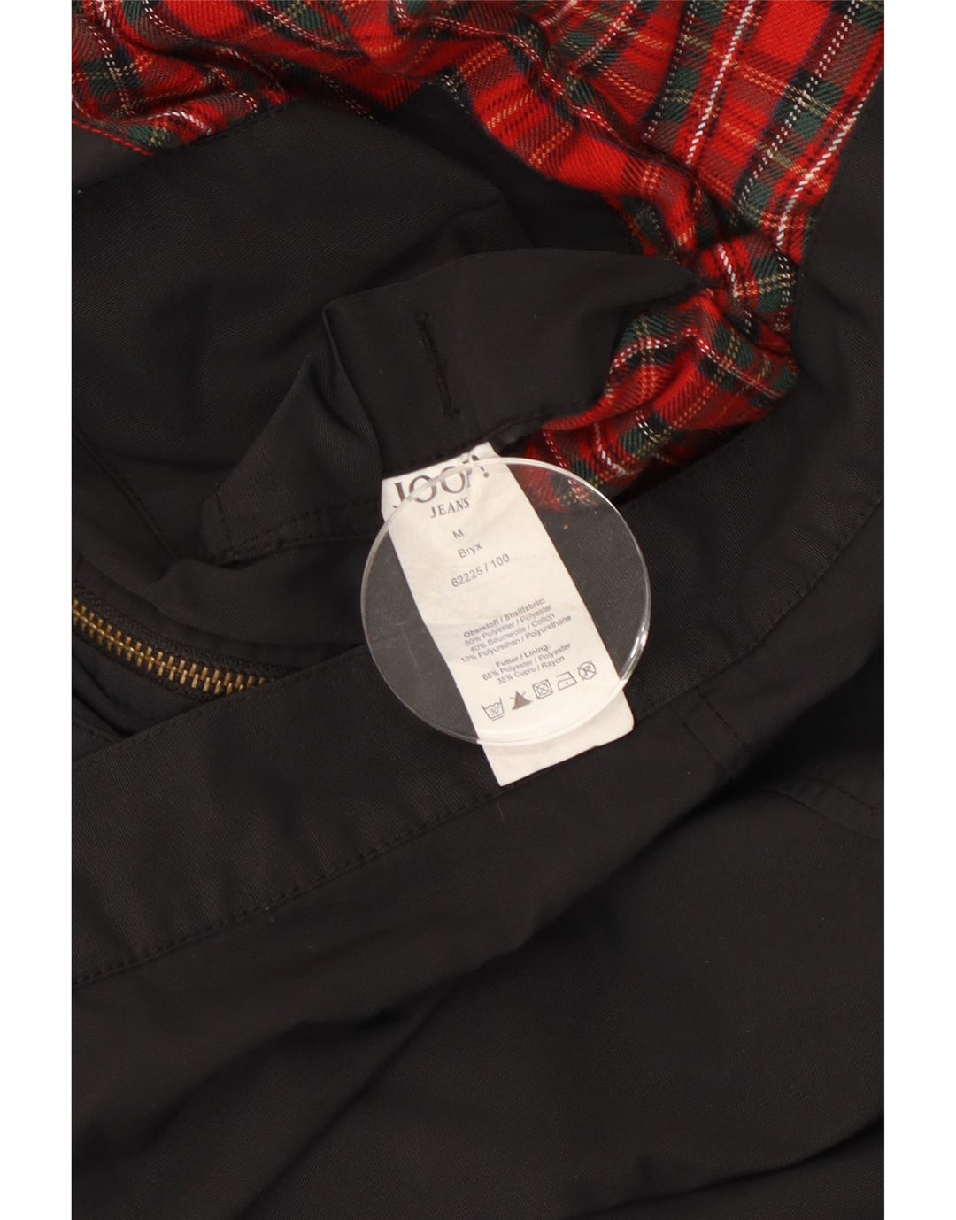 Joop Mens Hooded Utility Jacket UK 38 Medium Black Polyester