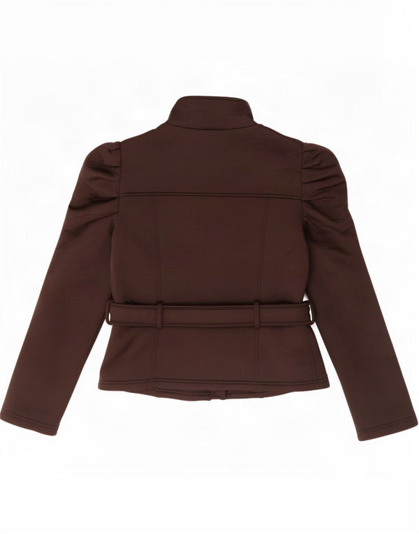 Zara Γυναικείο Bomber Jacket UK 18 XL Μαύρο Πολυεστέρας