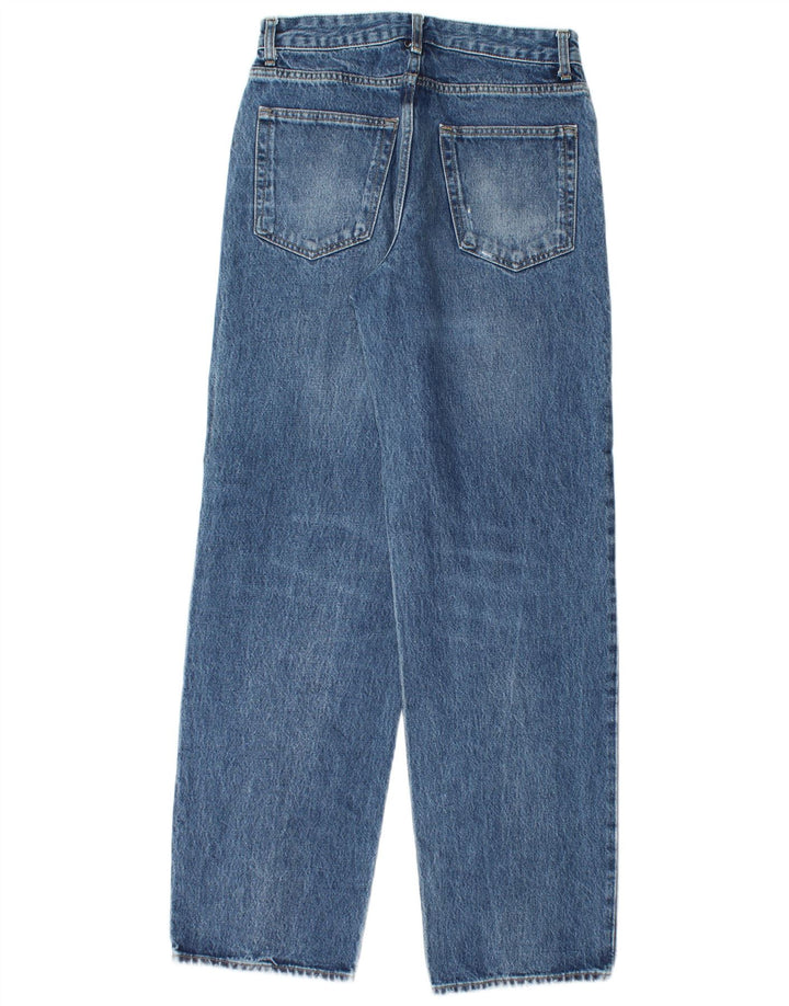 Zara Γυναικείο Straight Jeans EU 38 Small W28 L32 Blue