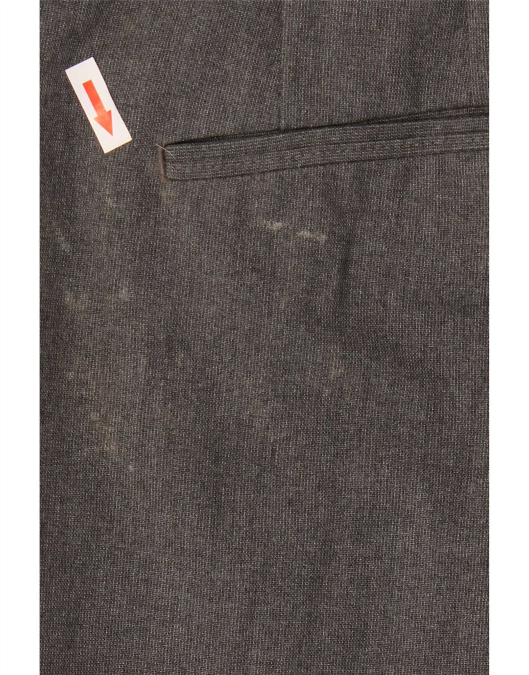 Zara Ανδρικό ίσιο παντελόνι Chino EU 44 Large W34 L29 Grey Polyester
