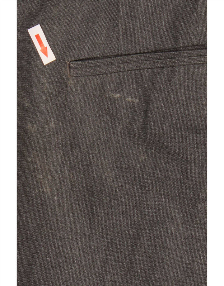 Zara Ανδρικό ίσιο παντελόνι Chino EU 44 Large W34 L29 Grey Polyester