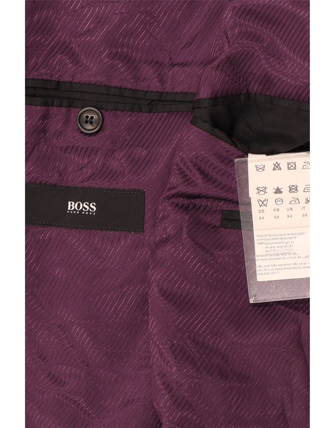 Ανδρικό μπουφάν σακάκι Hugo Boss EU 54 2XL Γκρι μαλλί