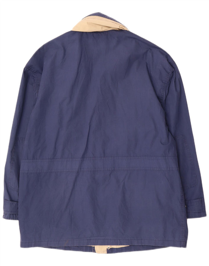 Vintage Ανδρικό Utility Jacket UK 42 XL Navy Blue Polyester