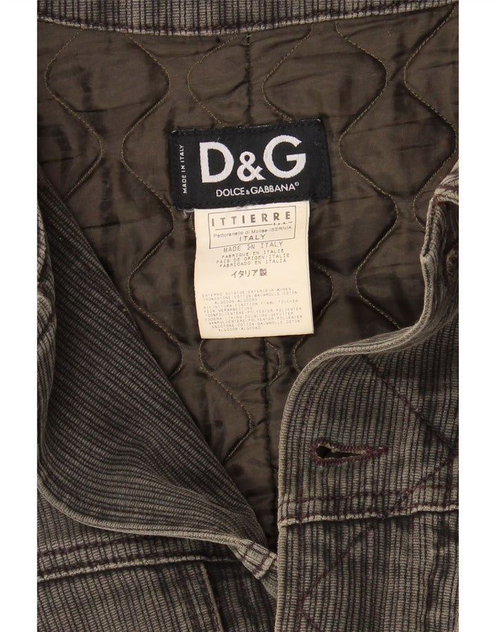DOLCE & GABBANA Ανδρικό Μπουφάν Ittierre Κοτλέ UK 38 Medium Grey