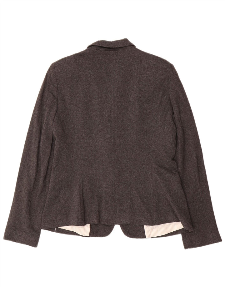 Zara Γυναικείο Μπουφάν 1 Κουμπί Blazer UK 18 XL Γκρι