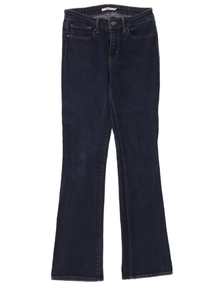 Levi's Womens 715 Bootcut Jeans W30 L32 Navy Blue Cotton