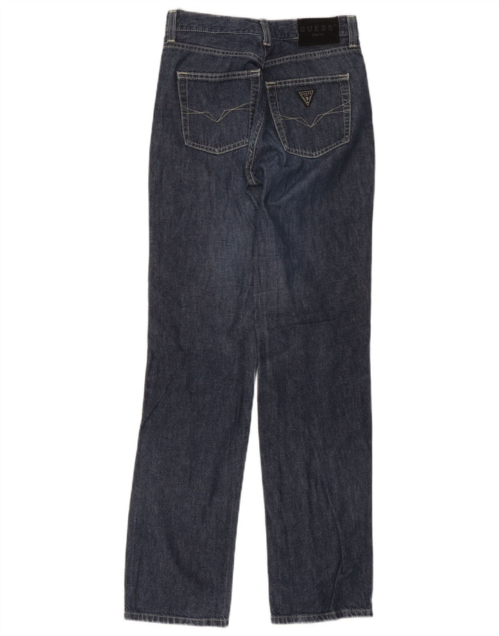 Γυναικείο τζιν ίσιο Guess W27 L30 Μπλε βαμβακερό