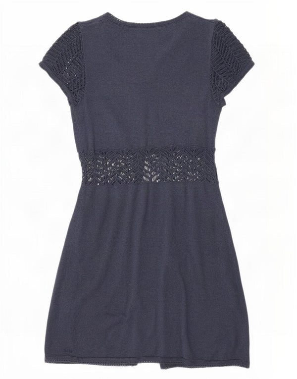 Fat Face Γυναικείο φόρεμα Jumper UK 8 Small Navy Blue βαμβακερό