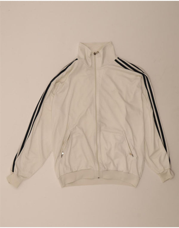 Ανδρική φόρμα Adidas Top Jacket UK 40/42 Medium White Polyester