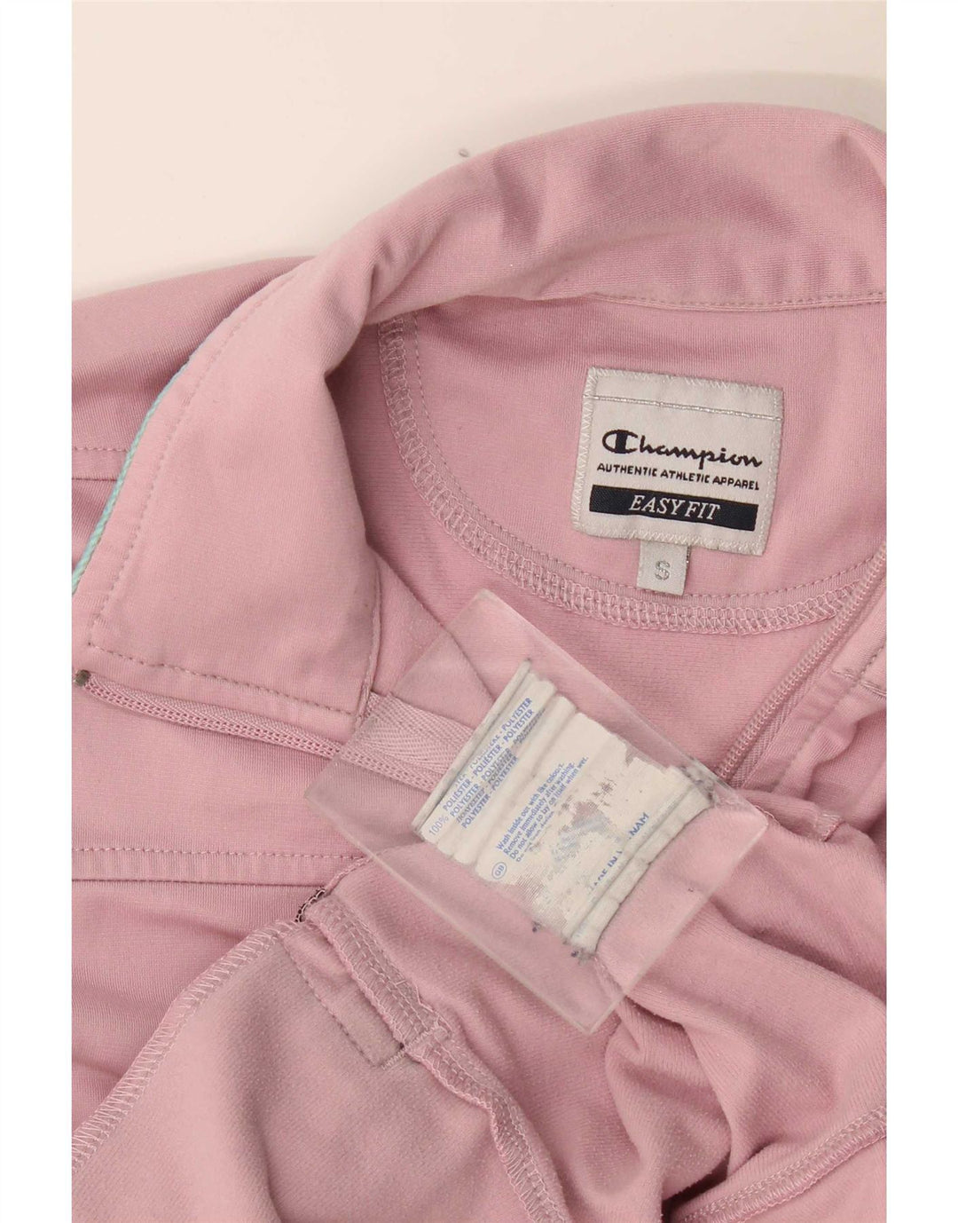 Champion Womens Easy Fit Oversized αθλητική φόρμα Top Jacket UK 10 Small Pink