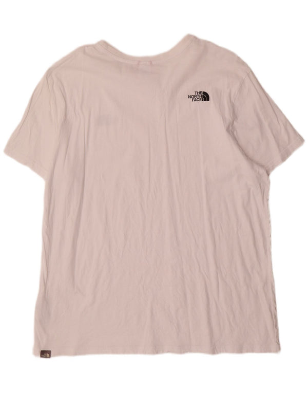 Ανδρικό γραφικό T-Shirt North Face Top 2XL Λευκό βαμβακερό