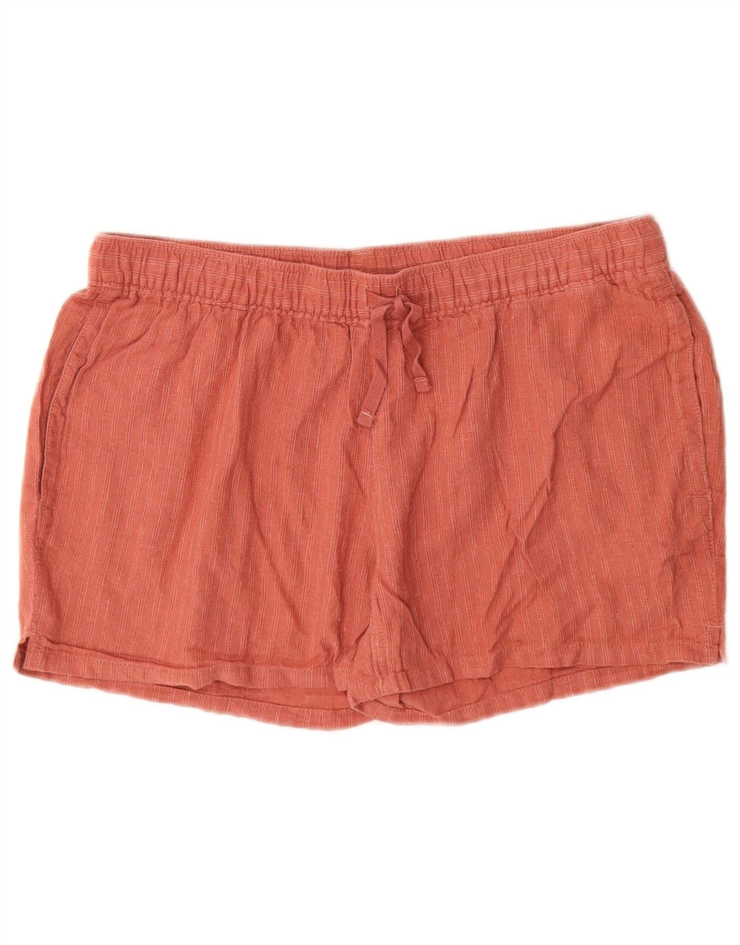 PATAGONIA Γυναικείο σορτς Chino Small W27 Maroon ριγέ κάνναβη