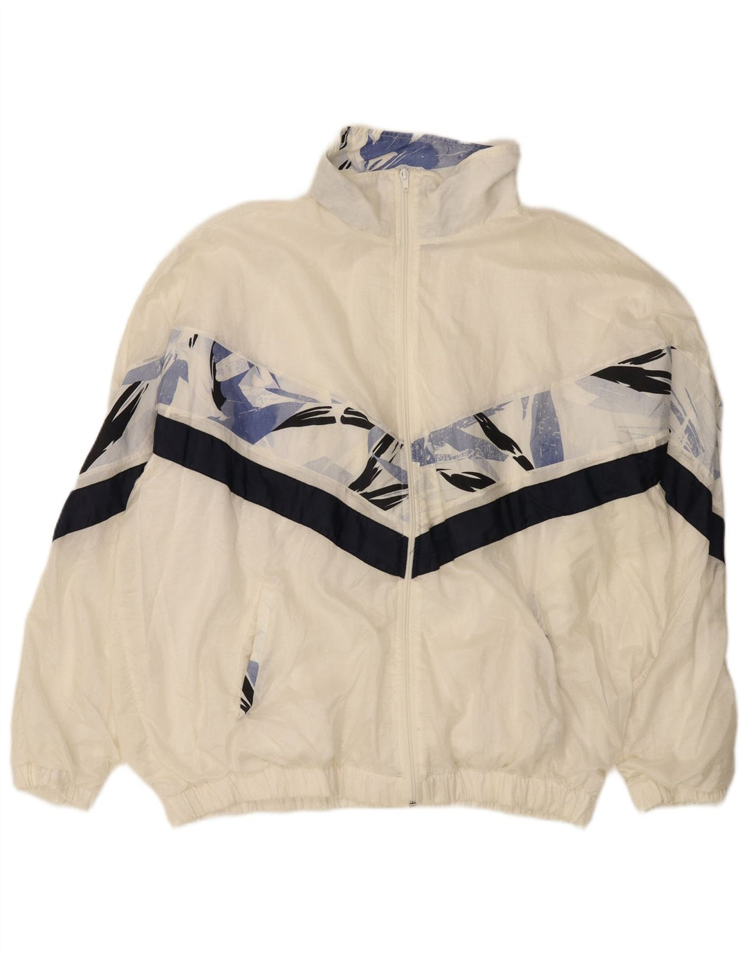Ανδρική φόρμα Vintage Top Jacket IT 56 XL White Colourblock