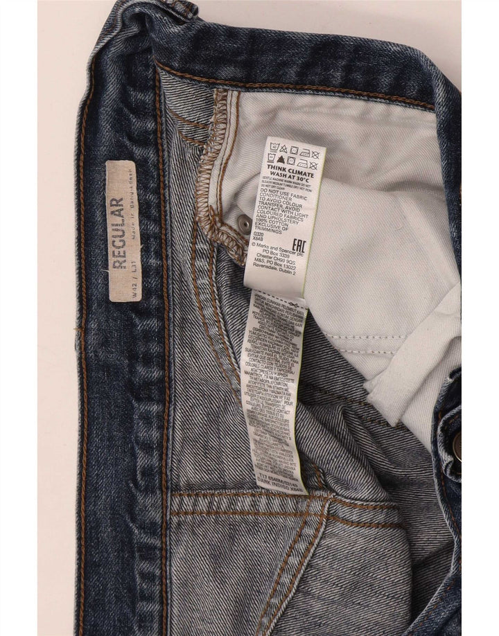 Ανδρικό τζιν κανονικό ίσιο Marks & Spencer W42 L31 Μπλε βαμβακερό