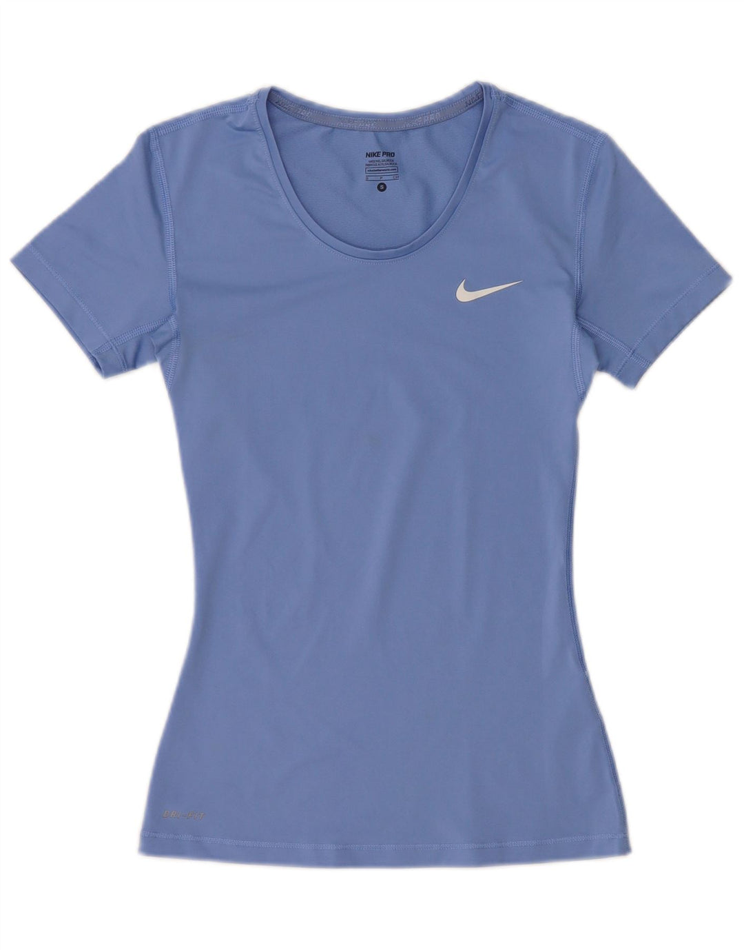 Γυναικείο T-Shirt Nike Top UK 8 Small Blue Polyester