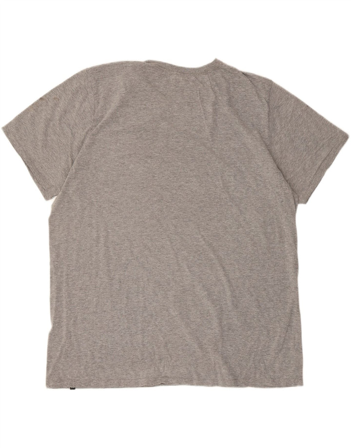 Ανδρικό γραφικό T-Shirt Hurley Top 2XL Γκρι βαμβακερό