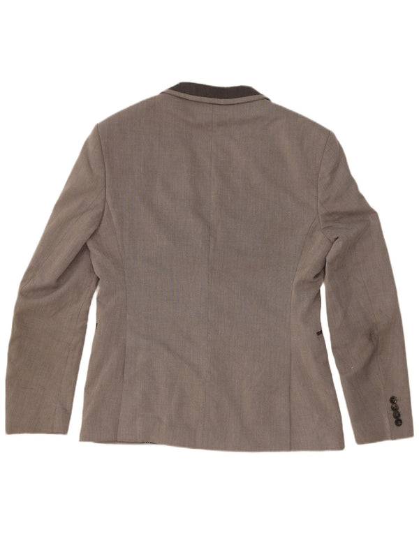 Zara Ανδρικό σακάκι μπλέιζερ με 2 κουμπιά EU 48 Medium Grey Colourblock