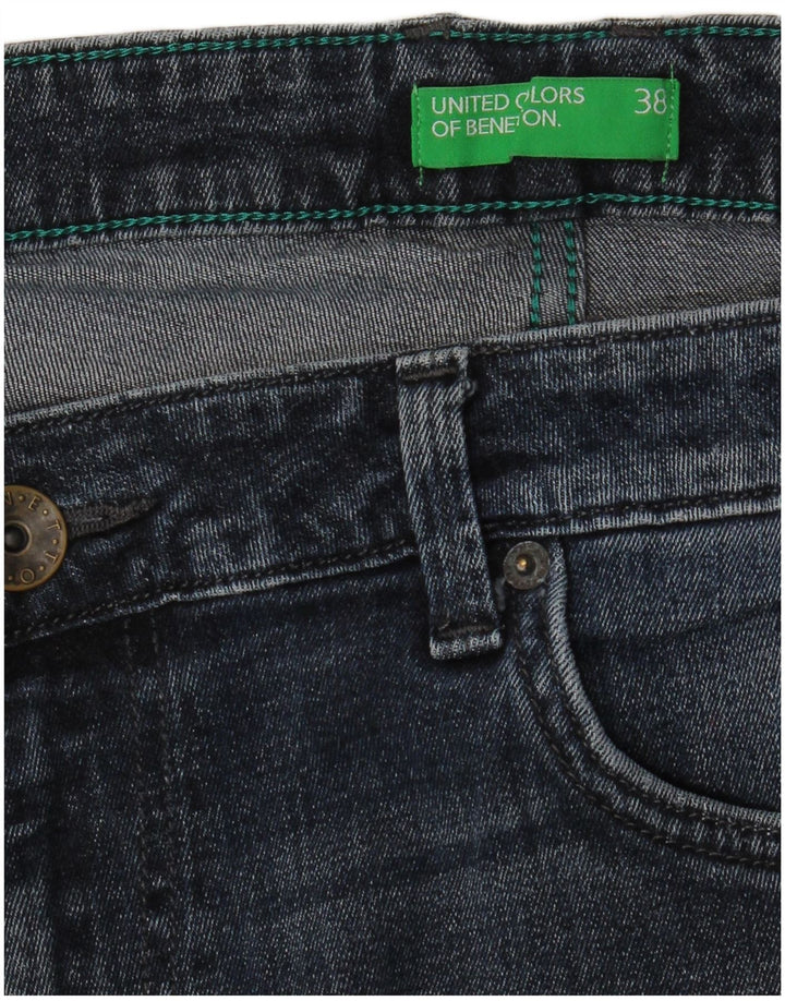 Benetton Ανδρικό Slim Jeans W38 L31 Navy Blue
