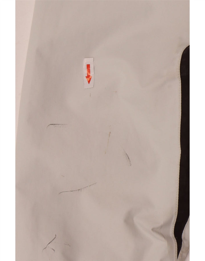 Helly Hansen Γυναικείο μπουφάν βροχής με κουκούλα UK 14 Medium Off White Colourblock