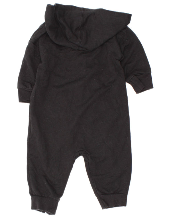 Ολόσωμη φόρμα Nike Baby Boys γραφική κουκούλα 3-6 μηνών, μαύρη βαμβακερή