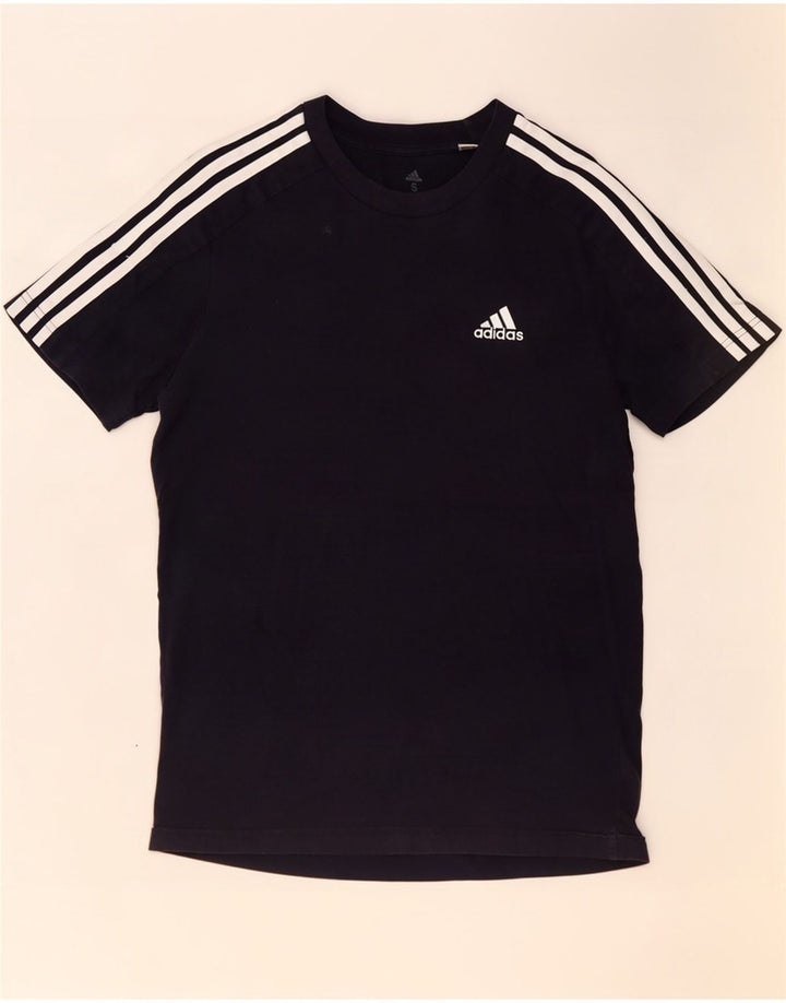 Ανδρικό T-Shirt Adidas Top Small Navy Blue από βαμβάκι