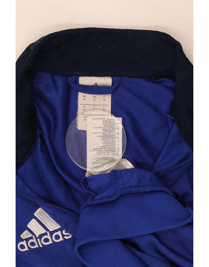 Ανδρική αθλητική φόρμα Adidas Top Jacket μεσαίου μπλε χρώματος πολυεστέρας