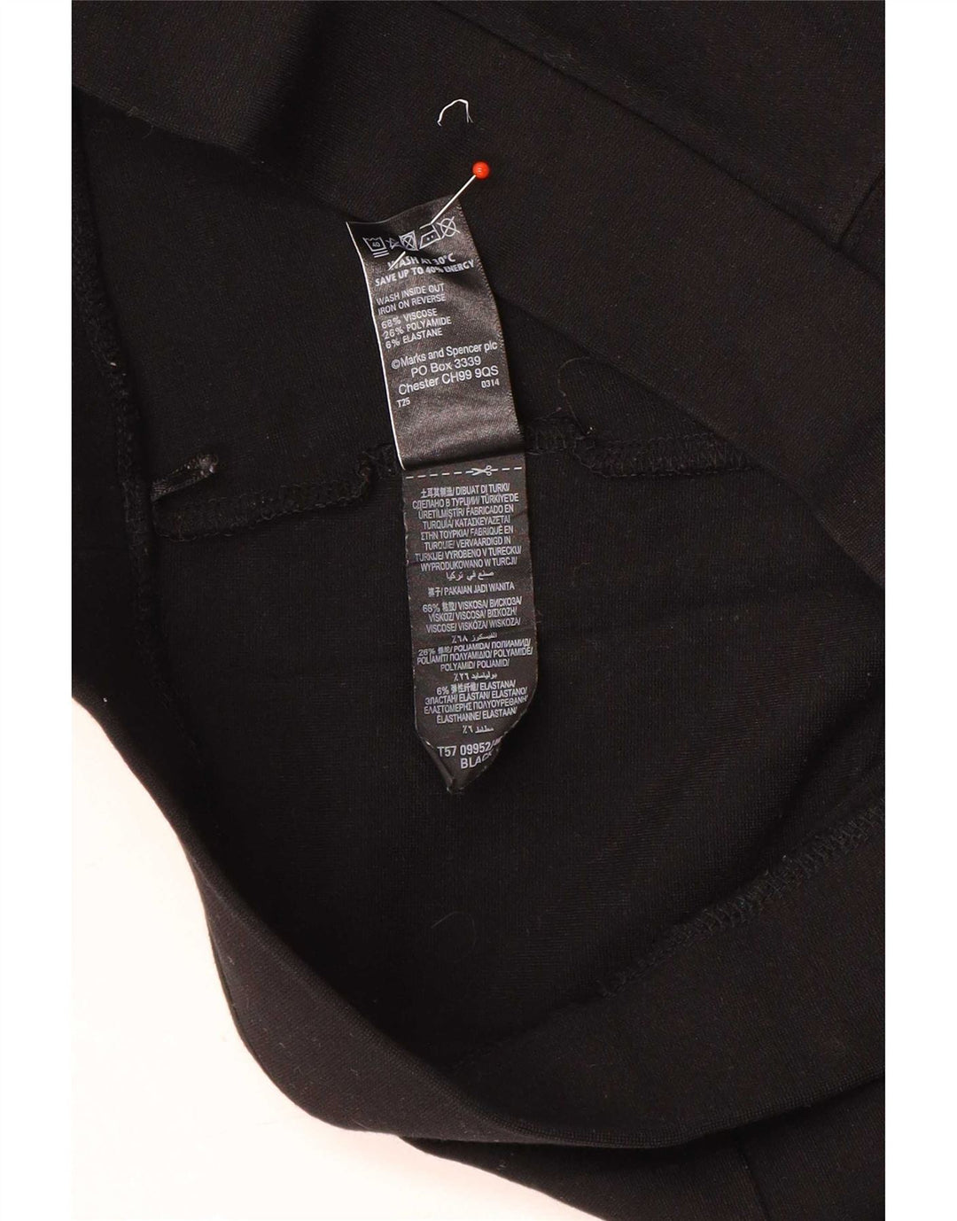 Marks & Spencer Γυναικεία Κολάν UK 10 Small Black Viscose