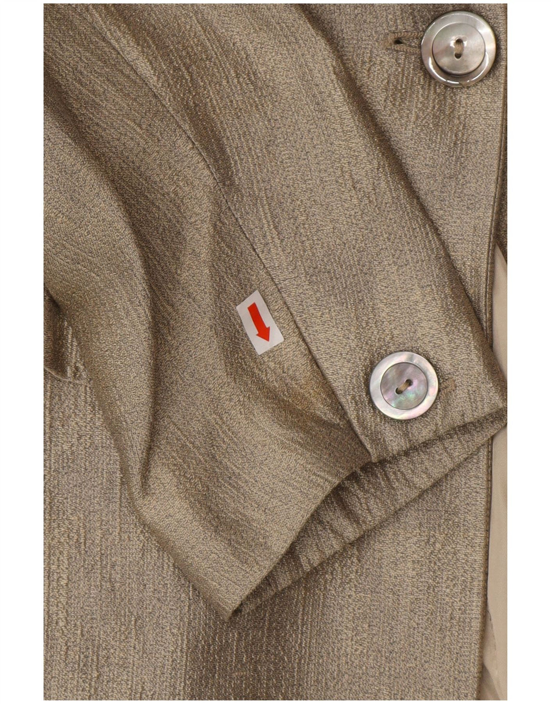 ESCADA Γυναικεία Στοιχεία Longline 1 Κουμπί Μπουφάν μπλέιζερ EU 36 Small Gold