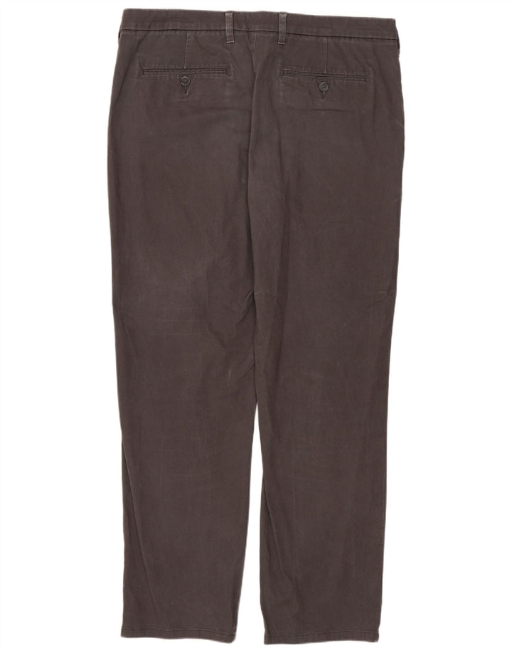 Marks & Spencer Ανδρικό ίσιο παντελόνι Chino με κανονική εφαρμογή W36 L31 Γκρι