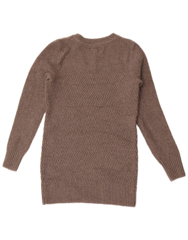 Fat Face Γυναικείο Longline Boat Neck Jumper UK 6 XS Grey Polyester