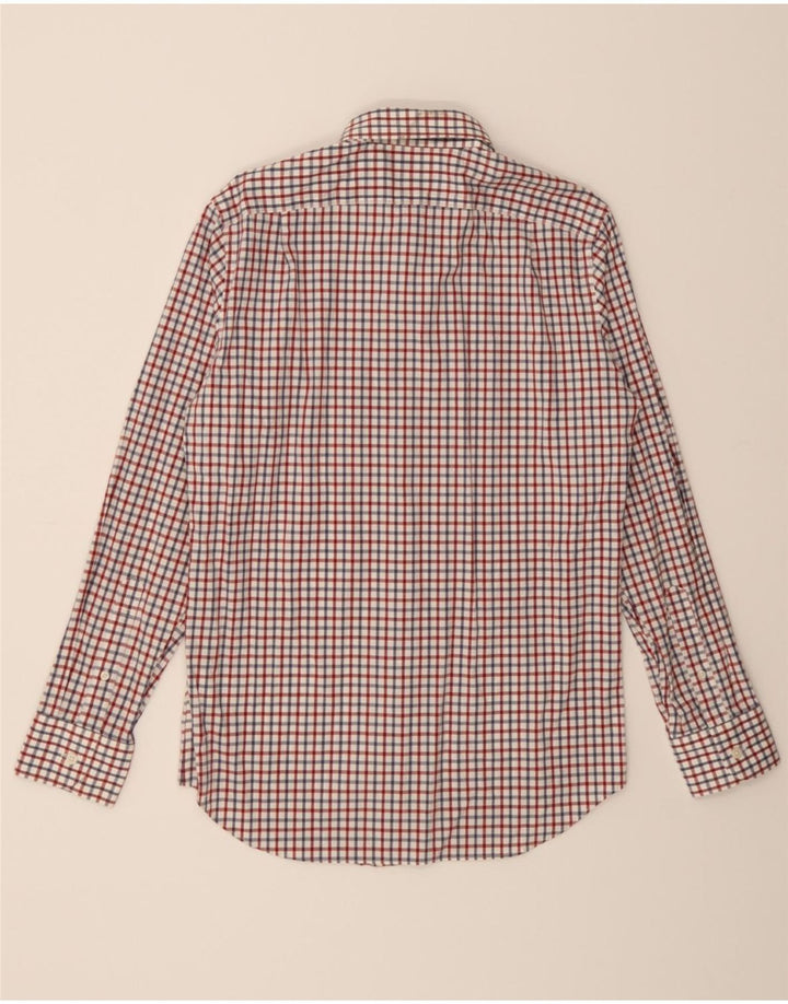 J. CREW Mens Thompson Shirt Size 15 15 1/2 Medium Red Check Cotton Vintage J. Crew and Second-Hand J. Crew from Messina Hembry 