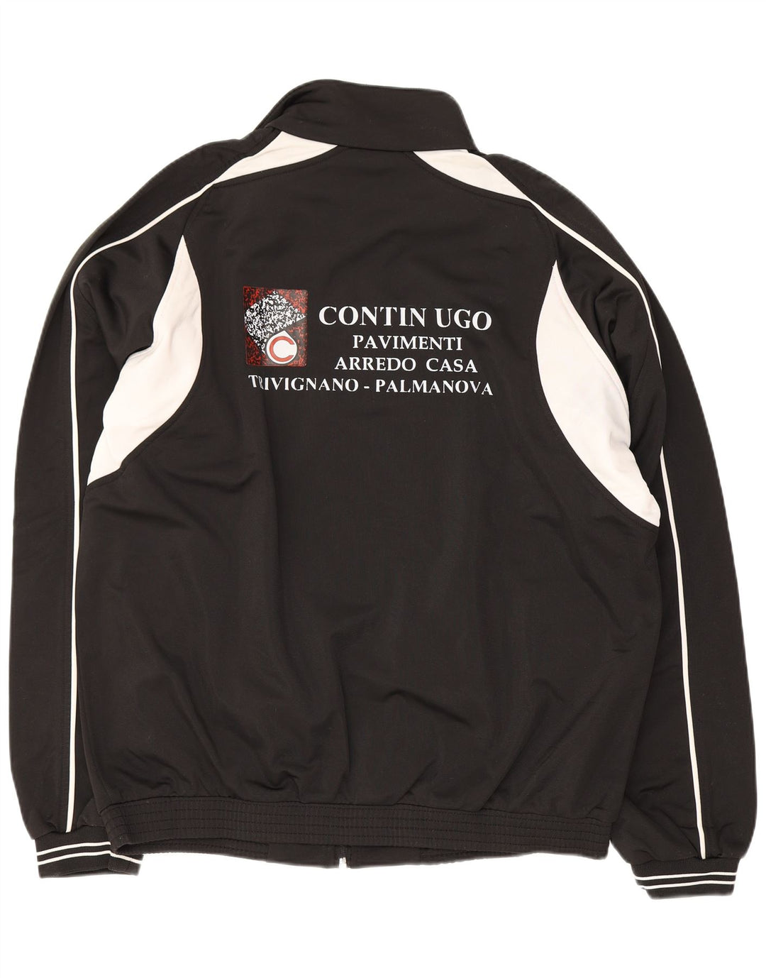 Ανδρική φόρμα Macron γραφική φόρμα Top Jacket Large Black Colourblock Polyester