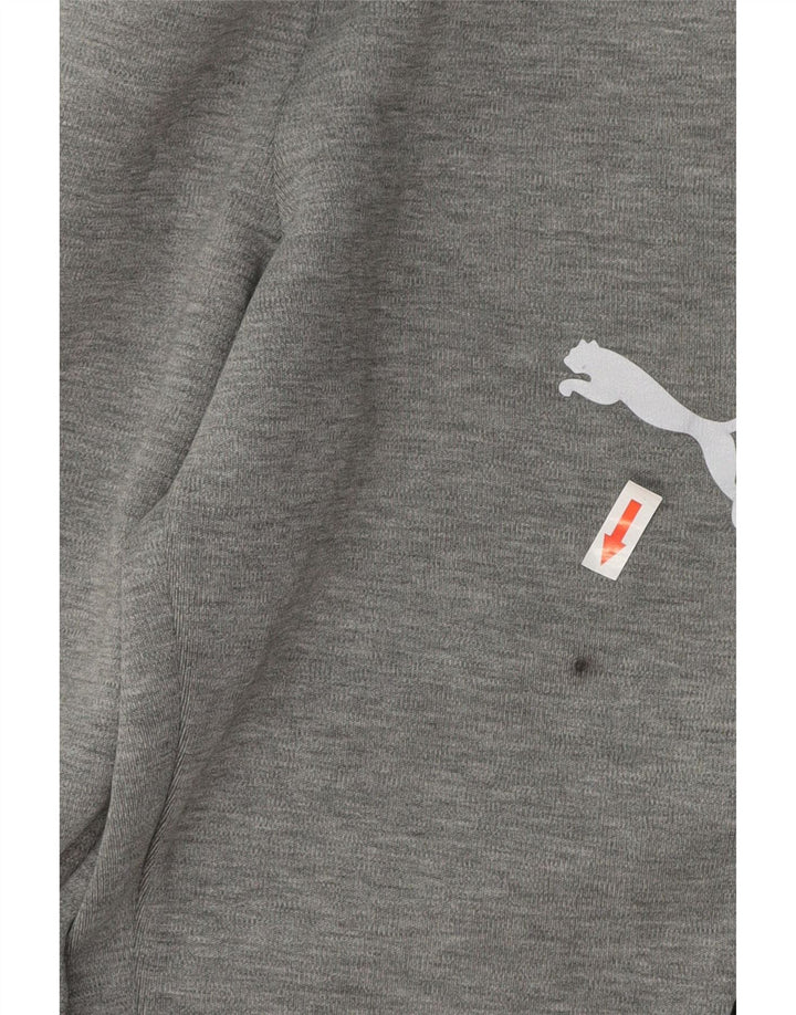 Ανδρική αθλητική φόρμα Puma Παντελόνι Μικρό Γκρι Βαμβακερό