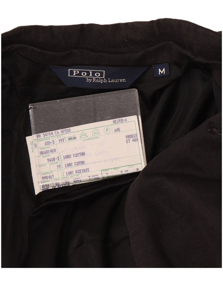 Polo Ralph Lauren Ανδρικό σακάκι 3 κουμπιών UK 38 μεσαίο μαύρο βαμβακερό