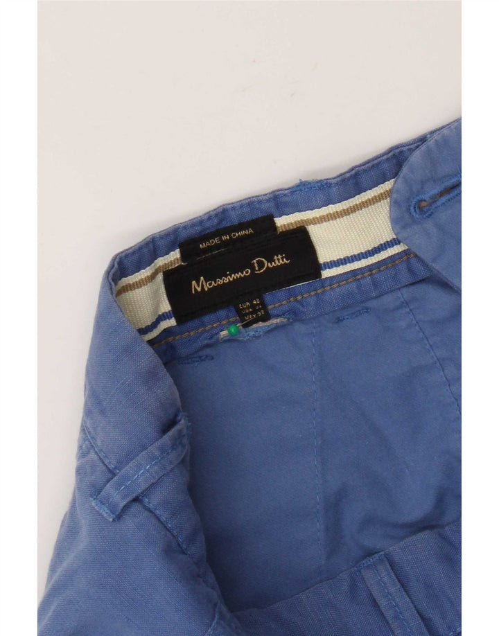 Ανδρικό σορτς Cargo Massimo Dutti EU 42 Large W32 Blue