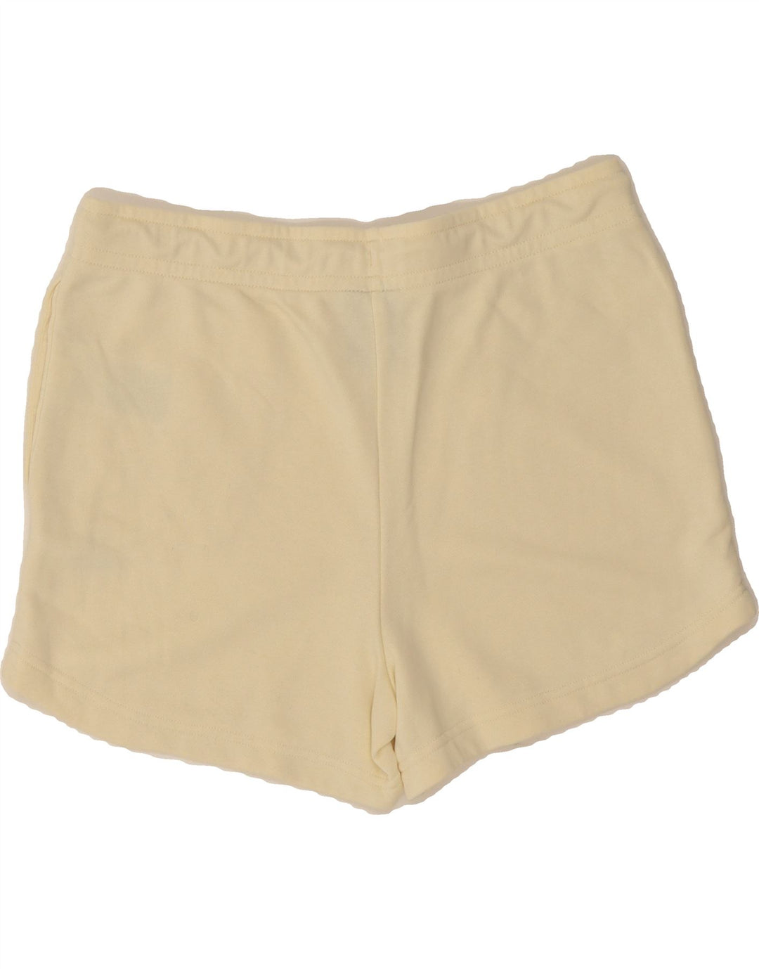 NIKE Womens Sport Shorts UK 14 Medium Off White Cotton Vintage Nike and Second-Hand Nike from Messina Hembry 
