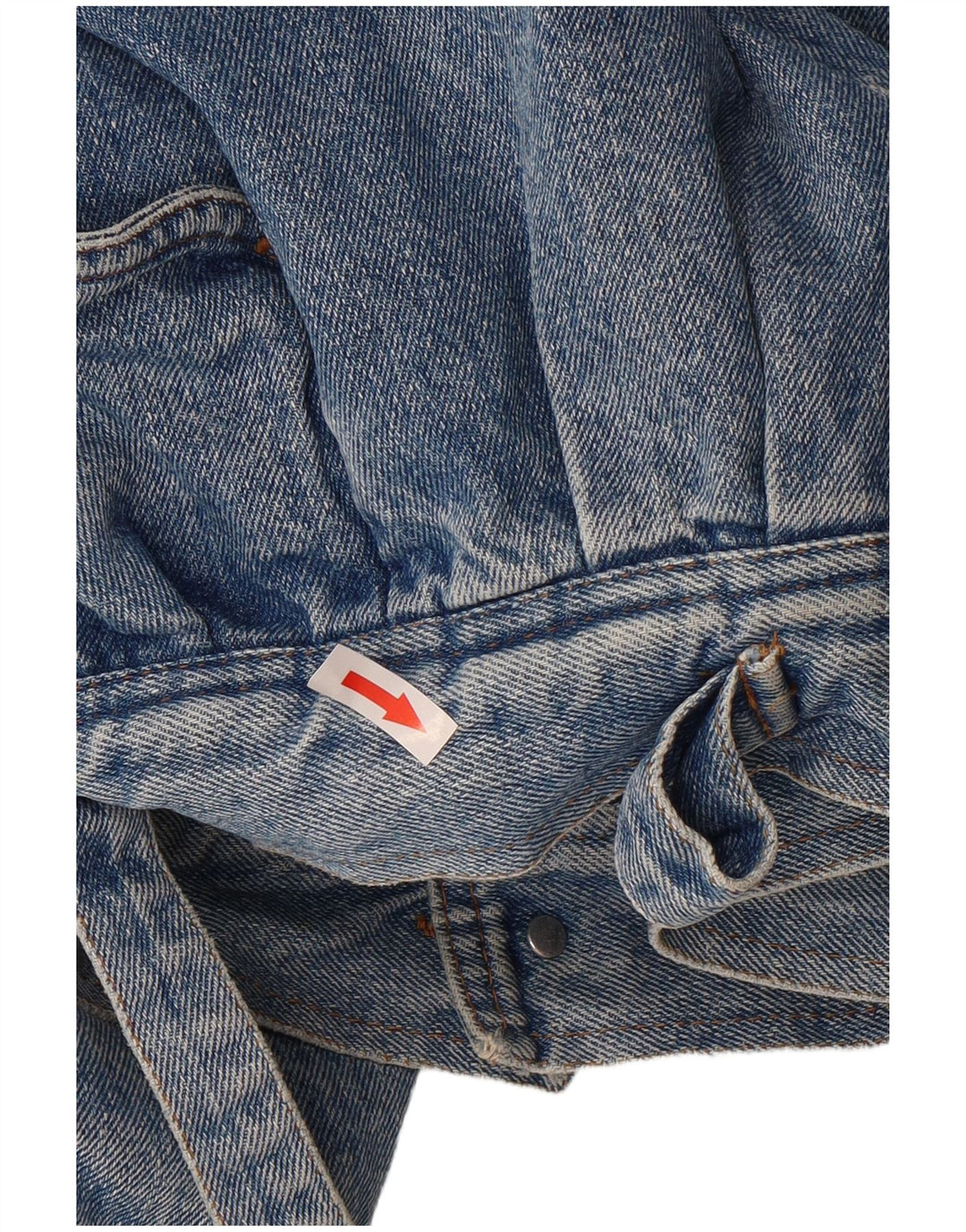 Vintage Ανδρικό Σέρπα Τζιν Μπουφάν Μεσαίο Μπλε