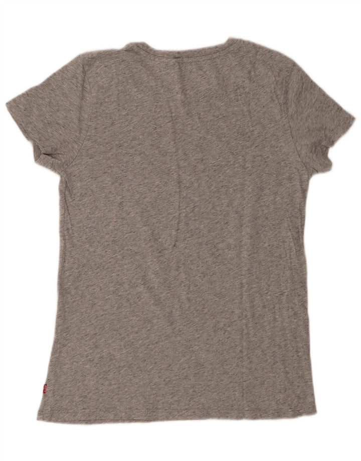 Γυναικείο γραφικό μπλουζάκι Levi's Top UK 10 Small Grey Flecked