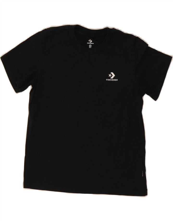 CONVERSE Womens T-Shirt Top UK 12 Medium Black Cotton Vintage Converse and Second-Hand Converse from Messina Hembry 