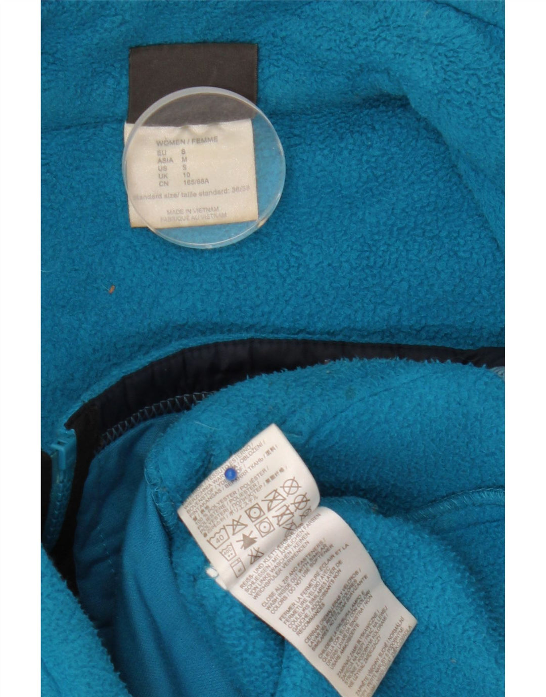 Jack Wolfskin Γυναικεία επένδυση Fleece Jacket UK 10 Small Blue Polyester