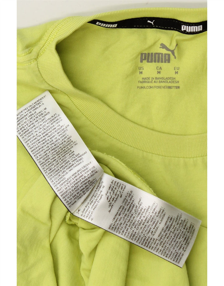Ανδρικό γραφικό γιλέκο PUMA, μεσαίο πράσινο βαμβακερό