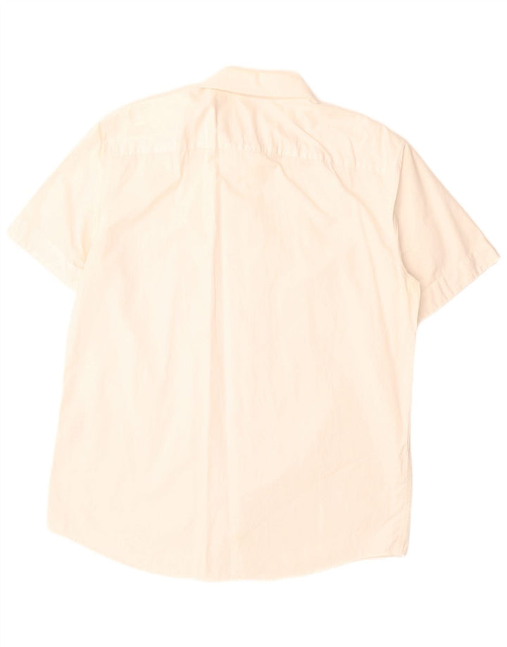 Ανδρικό κοντομάνικο πουκάμισο Levi's μεγάλο σε λευκό βαμβακερό