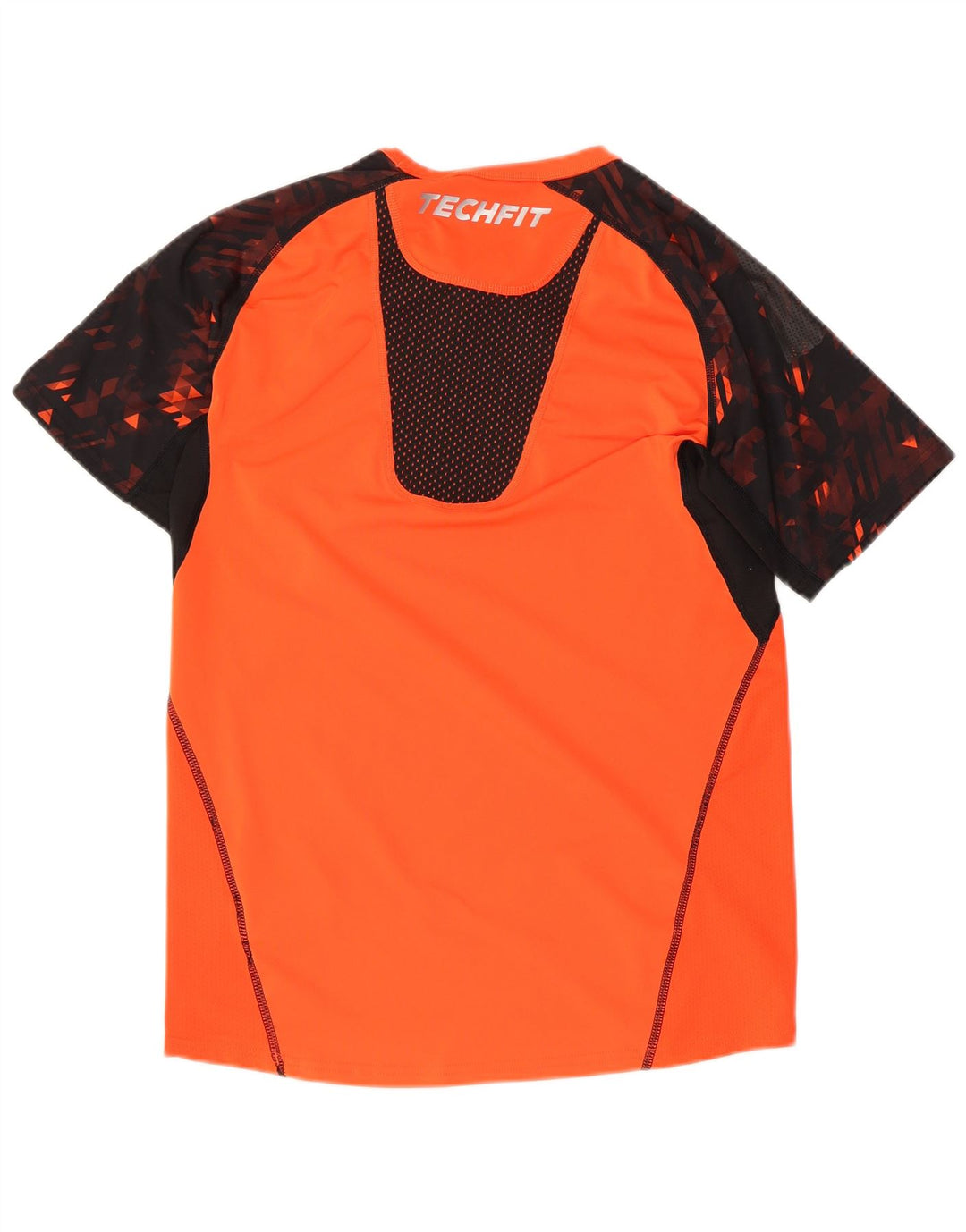Ανδρικό T-Shirt Adidas Tech Fit Κορυφαίο μικρό πορτοκαλί πολύχρωμο πολυεστέρα